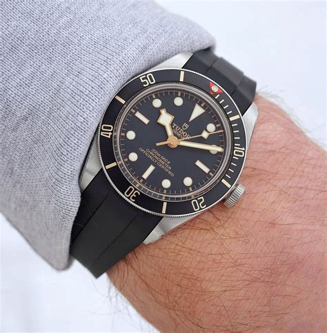 tudor black bay 58 rubber strap